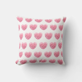 Rosa Heart Dekorativ kudde