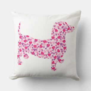 Rosa Heart Doxies Kudde