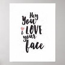 Rosa Heart Du i Kärlek din Ansikte