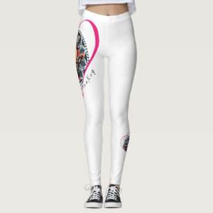 Rosa Heart FloState Meditating Monkey Leggings
