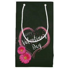 Rosa Heart Flowers Alla hjärtans dag Small Gift Ba