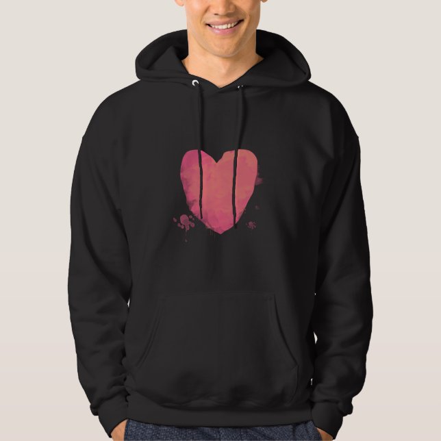 Rosa Heart Hoodie (Framsida)