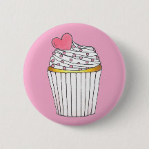 Rosa Heart Kärlek Cupkaka Möhippa Födelsedag