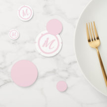 Rosa Heart Mönster Girly Romantic Monogrammed