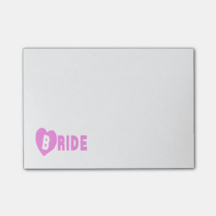 Rosa Heart Post-it Block
