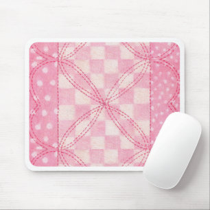 ROSA HEART QUILT Mouse Pad Musmatta