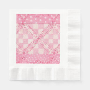 ROSA HEART QUILT Pappra blöjor Pappersservett