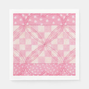 ROSA HEART QUILT Standard Luncheon Papper Napkins Pappersservett