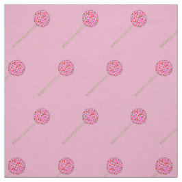 Rosa Heart Sprinkles Valentines kummelfodie Tyg