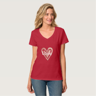 Rosa Heart T Shirt
