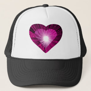 Rosa Heart truckerkeps black