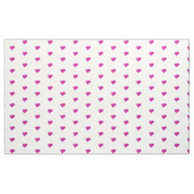 Rosa Hearts Anpassningsbar Polyester Weave Fabric