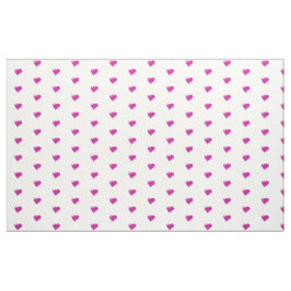 Rosa Hearts Anpassningsbar Polyester Weave Fabric Tyg