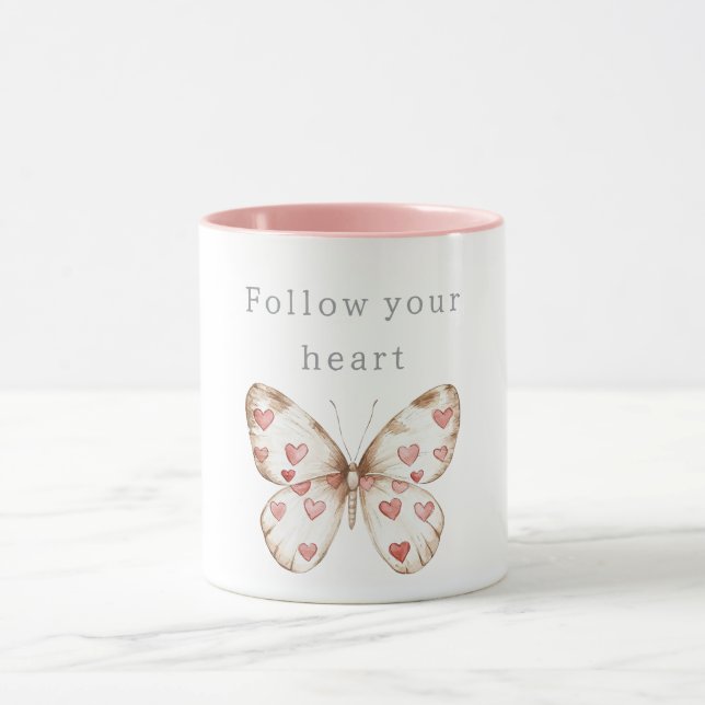 Rosa Hearts Butterfly Mugg (Center)