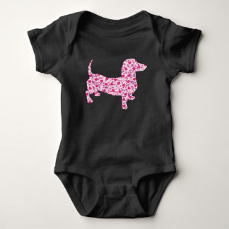 Rosa Hearts Dachshund T Shirt