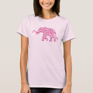 Rosa Hearts Elephant T Shirt