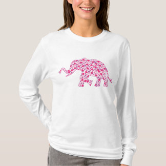 Rosa Hearts Elephant T Shirt