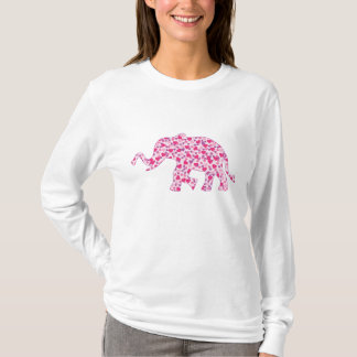 Rosa Hearts Elephants T Shirt