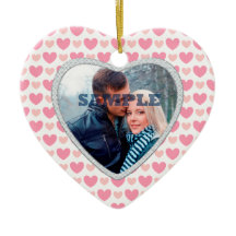 Rosa Hearts Faux Diamond Valentine Photo Template