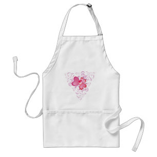 Rosa Hearts Förkläde