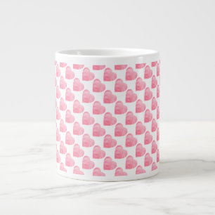 Rosa Hearts Jumbo Mugg
