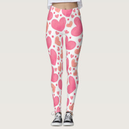 Rosa Hearts Leggings