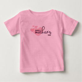 Rosa Hearts Lycklig Mors dag | Bodykostym T Shirt