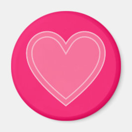 Rosa Hearts Magnet
