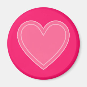 Rosa Hearts Magnet