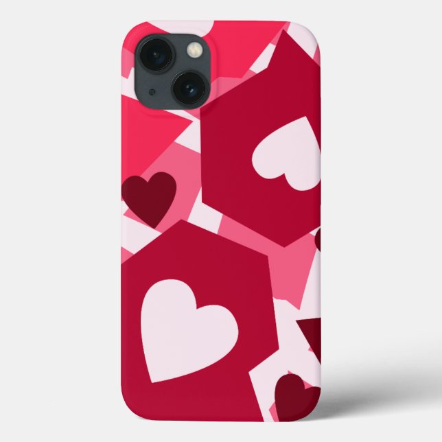 Rosa, Hearts, Mönster (Baksida)