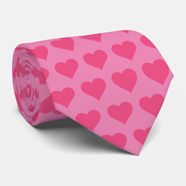 Rosa Hearts Neck Tie Slips (Rullad)