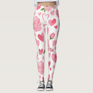 Rosa Hearts och Ro Leggings