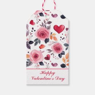Rosa Hearts och Ro Presentetikett
