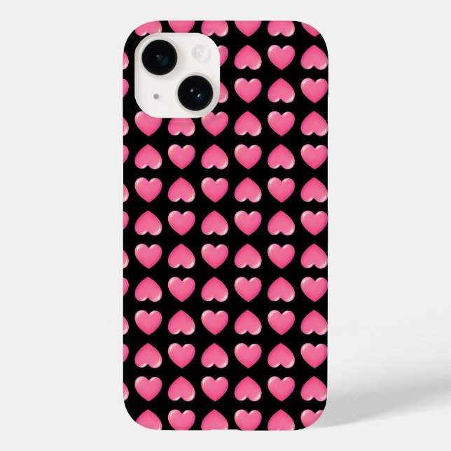 Rosa Hearts on Black (Baksida)