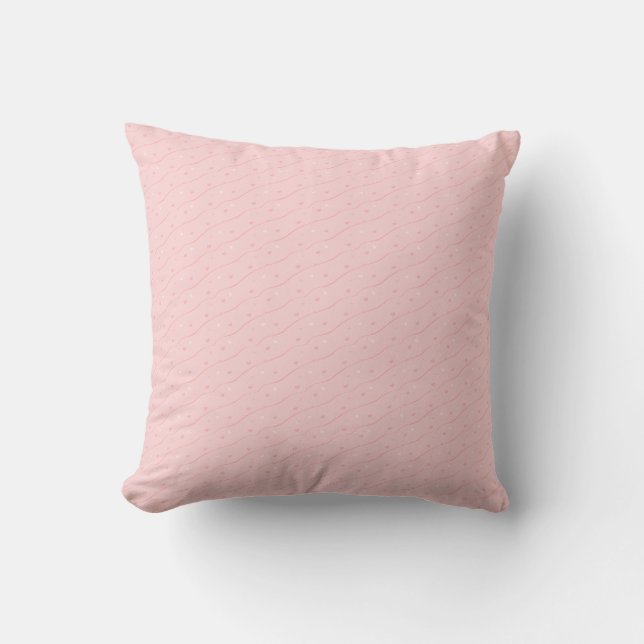 Rosa Hearts Pillow Kudde (Framsida)