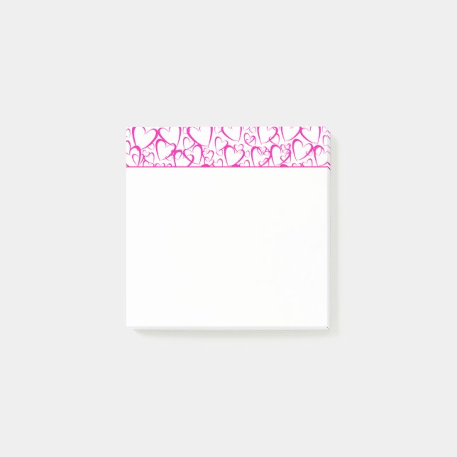 Rosa Hearts Post-it Notes (Framsida)