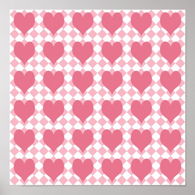 Rosa Hearts Poster (Framsidan)