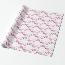 Rosa Hearts Presentpapper