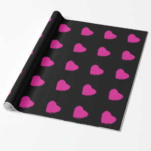 Rosa Hearts Presentpapper
