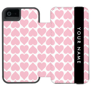 Rosa Hearts, Romantic, Ditt namn, Anpassa