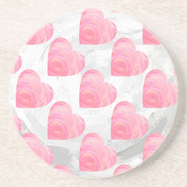 Rosa Hearts Underlägg (Framsidan)