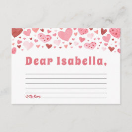 Rosa Hearts Valentine 1: a födelsedagstidskapsel K Tilläggskort