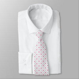 Rosa Hearts White Diamonds Argyle Mönster Slips