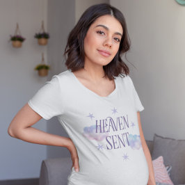 Rosa Heaven Sent Baby Shower T Shirt
