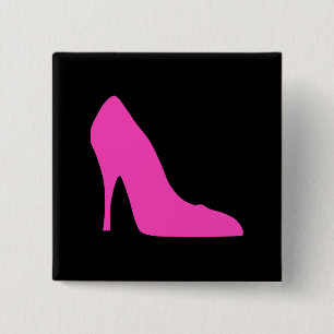 Rosa Heel on Black Knapp