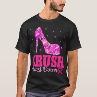 Rosa Heels för att öka medvetenheten om bröstcance T Shirt