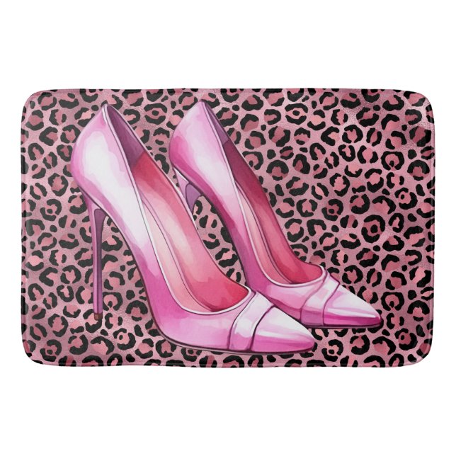 Rosa Heels Shoes Bath Mat Badrumsmatta (Framsidan)