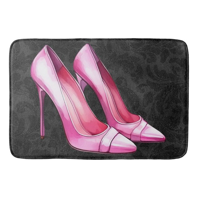 Rosa Heels Shoes Bath Mat Badrumsmatta (Framsidan)
