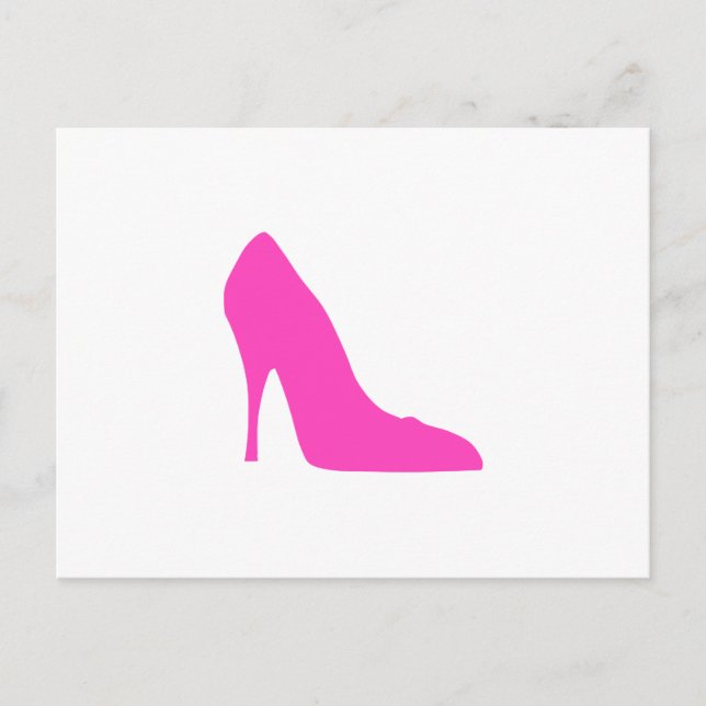 Rosa Heels Vykort (Framsida)