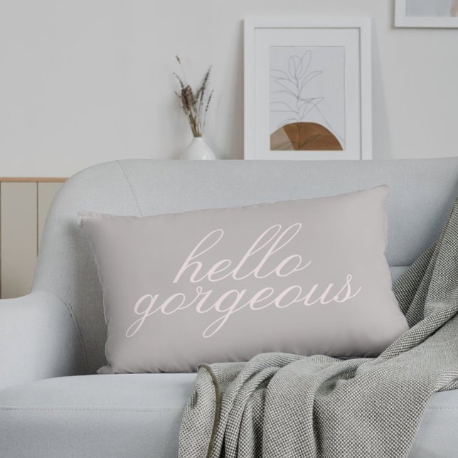  Rosa Hej Gorgous Lumbar Pillow Lumbarkudde (Skapare uppladdad)